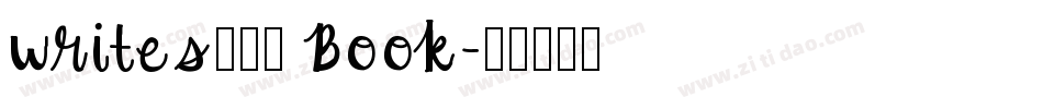 writes522 Book字体转换